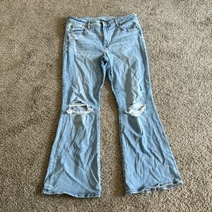 American eagle low rise flare jeans